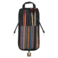 Ventes directes d'usine de cadre de tambour de haute qualité, sac de bâton de tambour de style ethnique, rayures verticales