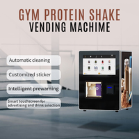 Mesin Penjual Protein Shake GS801 Dispenser Suplemen Smoothie IoT Cloud Open API untuk Kebugaran Gym 24/7 Layanan Mandiri