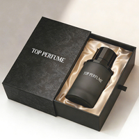 Flacon de parfum cylindrique en verre 50/100ml vide pour homme, flacon vaporisateur avec bouchon magnétique, emballage cosmétique en verre personnalisé avec logo