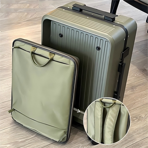 Maleta Desmontable Multifuncional Dos en Uno, Maleta con Ruedas Unisex, Maleta de Negocios de Neopreno de 20 Pulgadas para Llevar a Bordo - Product Image 1