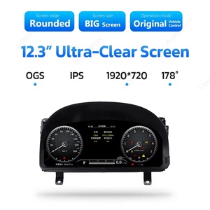 เครื่องเล่นแดชบอร์ด12.3นิ้วสำหรับ Toyota Alphard Vellfire 30ซีรีส์2015-2018 LCD ดิจิตอลสเตอริโอมิเตอร์เสมือนจริงลินุกซ์ - Product Image 4
