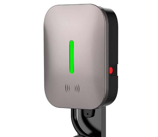 AC 7KW 22KW Electric Vehicle Wallbox Charging Station EU Standard Type 2 Card Control Wall-Mounted EV Charger