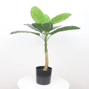 Chất Lượng Cao Và Giá Rẻ Evergreen Leaf Làm Bonsai Nhân Tạo Cho Trang Trí Khách Sạn