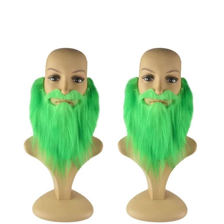 Opp grand homme barbu-vert-taille unique