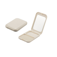 Palette de fards à paupières miniatures carrées monochromes en gros, emballage personnalisé, maquillage recyclable en plastique LDPE, cosmétique liquide individuel