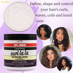 Balsamo per Capelli Senza Risciacquo con Etichetta Privata, Crema Naturale per Ricci Arricchita con Burro di Karité e Olio d'Oliva, Non Unta e Anti-Crespo - Product Image 5
