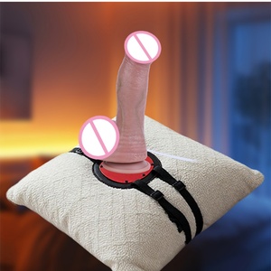 Foreskin Dual-Layer Ejaculation <b>Dildo</b> with Suction Cup Belt Silicone Soft Squirting <b>Dildo</b> Hands Free Anal Plug Adult Sex Toys - Product Image 3