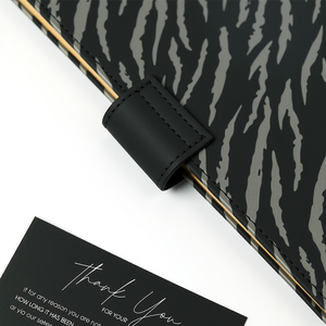 Tùy chỉnh A5 sư tử vàng mô hình máy tính xách tay với một Khóa từ, vàng ở bên cạnh, tự động Mileage đăng nhập cuốn sách - Product Image 5