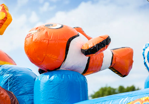 Castillo hinchable para niños, juguete de Tobogán, Mundo Marino, Multi juego - Product Image 5