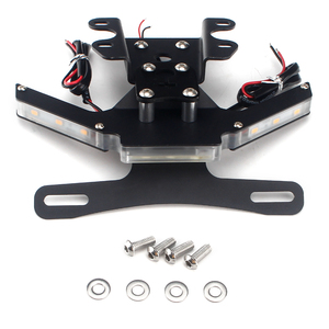 Clignotants arrière de moto Kit d'éliminateur de garde-boue à LED support d'éclairage de plaque d'immatriculation pour <span class=keywords><strong>Yamaha</strong></span> <span class=keywords><strong>MT</strong></span>-07 FZ-07 2014-2020 - Product Image 1