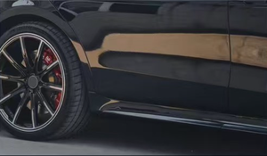 Alta qualità materiale carbonio secco classe <span class=keywords><strong>S</strong></span> W223 minigonne laterali per <span class=keywords><strong>Mercedes</strong></span> Benz classe <span class=keywords><strong>S</strong></span> W223 2021 + paraurti auto - Product Image 2