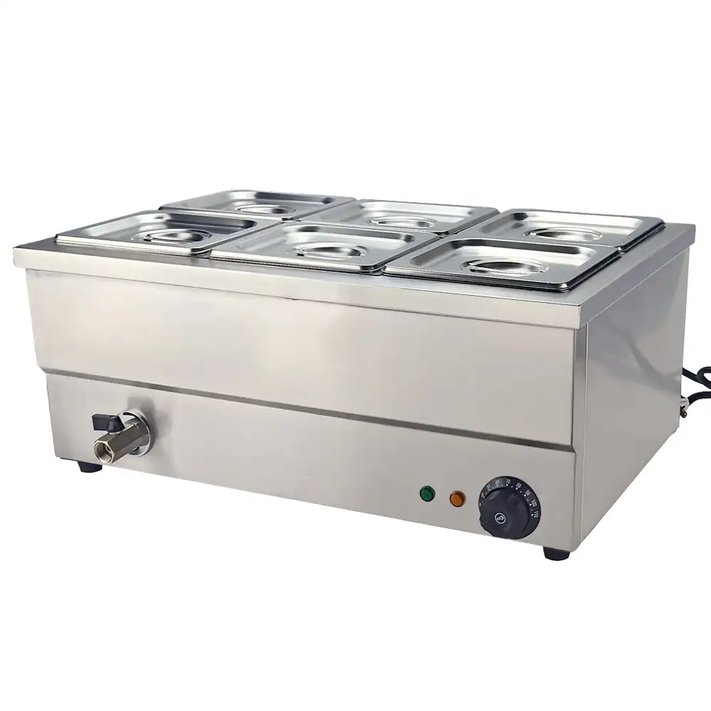 DL-3T-6電気ベインマリーレストランまたはホテルの機器で、熱食品を暖かく保つ機械