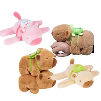 Vente chaude Capybara En Peluche Jouet Poignet Animal En Peluche Slap Band pour Halloween Cadeau De Noël En Peluche Capybara Bracelet Poupée