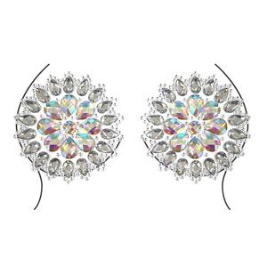 Venta caliente Parche de pecho Empanadas Cubierta de pezón Diamantes Cubierta de pezón Empanadas sexy para mujeres Empanadas de pezón de diamantes de imitación - Product Image 5