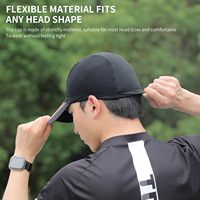 Gorro de Ciclismo de Poliéster con Camuflaje, Elástico, Cómodo, Protección Solar, para Verano, Talla Pequeña, Se Ajusta Bajo Cascos de Bicicleta