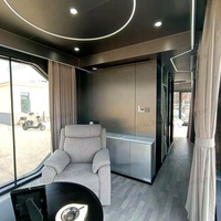Maison mobile préfabriquée tendance 2025, cabine moderne, éco-navire, mini-aéronef, capsule d'hôtel, capsule spatiale