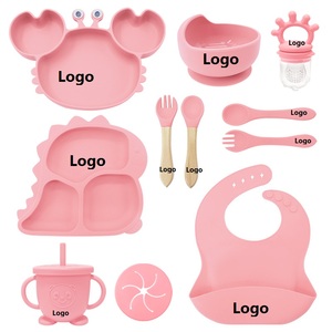 Juego de Alimentación de Silicona Portátil para Bebés de 11 Piezas, con Base de Succión, Libre de BPA, Ecológico, Apto para Lavavajillas - Product Image 1