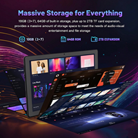 Tablette portable 10,1 pouces Android 14 Octa Core 10 Go (3+7)+64 Go 1280*800 HD IPS Batterie 5000 mAh pour l'éducation et le bureau - Offre Spéciale