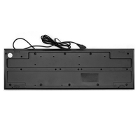 Clavier de jeu ergonomique pour PC, filaire USB PS2, en plastique ABS, 104 touches, étanche, pour ordinateur portable, en stock, à bas prix