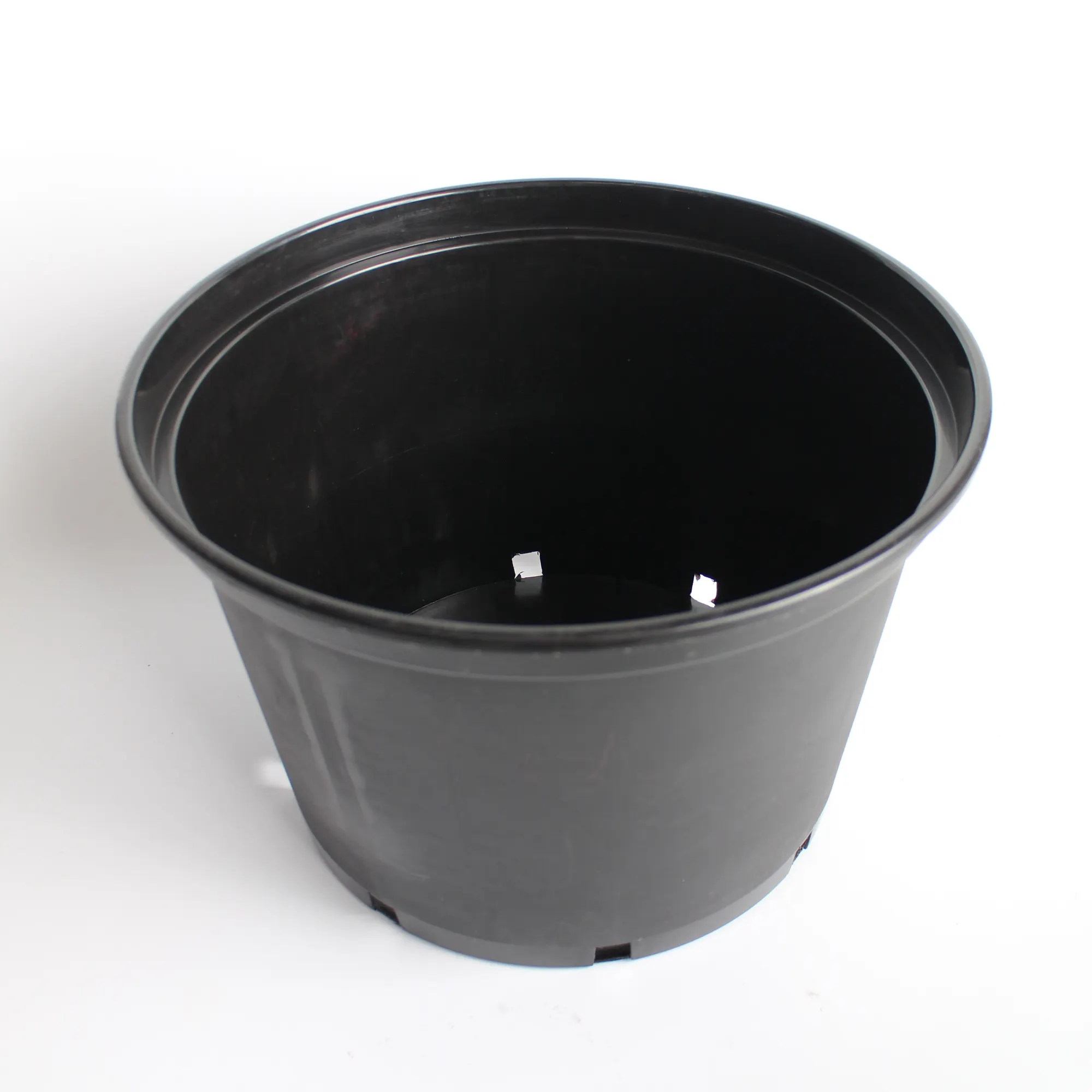 1 2 2.5 3 5 7 10 nero gallone pot per la scuola materna di plastica da giardino fioriera vaso di fiori