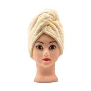 Handuk Turban cepat kering serat mikro kustom penyerap Super handuk terkompresi polos kain mikrofiber kualitas tinggi - Product Image 6