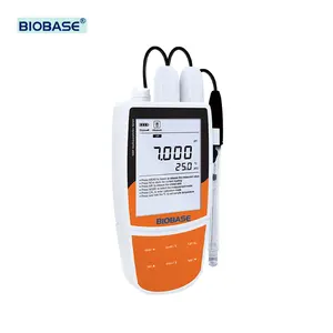 Medidor de calidad del agua multiparámetro portátil BIOBASE, medidores de 1 a 5 puntos para laboratorio
