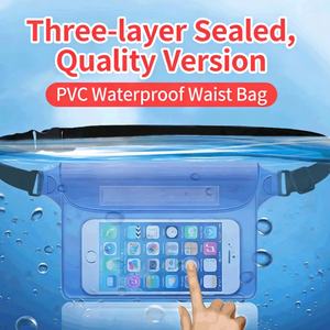 Sac de ceinture étanche pour téléphone mains libres, pochette tactile scellée IPX8 pour la course à pied et la natation - Product Image 2