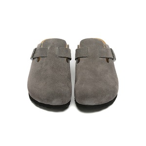 <span class=keywords><strong>Sabots</strong></span> Boston en daim taupe Tendance Printemps 2026 Mules orthopédiques du fabricant Semelle en liège souple Pantoufles à semelle souple Vente en gros Logo personnalisé - Product Image 5