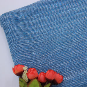 Tissu de robe lamé, tissu plissé en lurex tricoté - Product Image 6