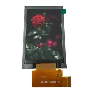 ST7796U-G5 IPS 320*480 ukuran khusus layar lcd kecerahan tinggi sinar matahari dapat dibaca panel layar lcd 3.5 inci