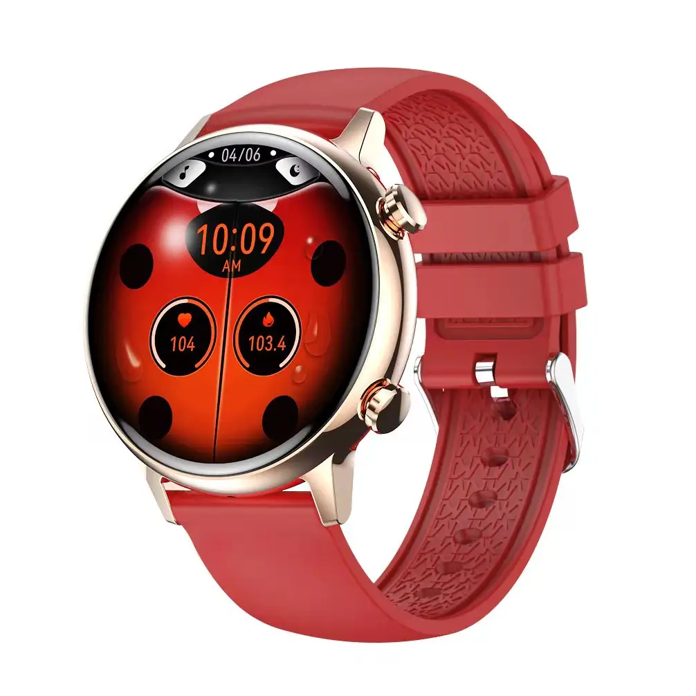 Hk39 Amoled Đến Bt Gọi Điện Thoại Smartwatch 1.1 Inch Màn Hình Thể Thao Thông Minh Đồng Hồ Di Động Thời Trang Của Phụ Nữ Đồng Hồ Đeo Tay