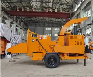 Công suất cao gỗ chipper Shredder lâm nghiệp máy điện gỗ cứng chipper máy để bán