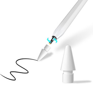 <span class=keywords><strong>Pencil</strong></span> Nib <span class=keywords><strong>Original</strong></span> Nib Stylus Tip Compatible con <span class=keywords><strong>Apple</strong></span> <span class=keywords><strong>Pencil</strong></span> 2 Gen - Product Image 1