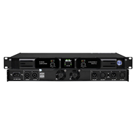 XTUGA TD2 1U Amplificateur audio professionnel 2/4 canaux de classe D, carte d'amplification numérique 1000W en métal pour utilisation sur scène
