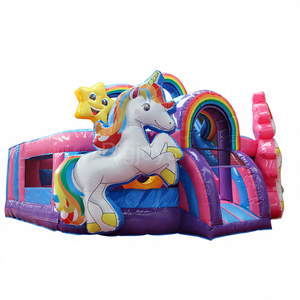 Château gonflable licorne personnalisé de haute qualité - Product Image 1