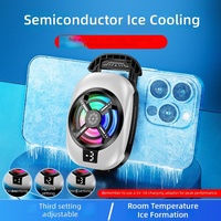 Refroidisseur de téléphone magnétique à semi-conducteurs TL16 15W avec affichage numérique de la température, en ABS, marque OEM, radiateur de téléphone portable pour gaming, effet glace