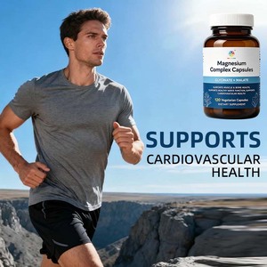 OEM magnesio glicinato e malato capsule complesse <span class=keywords><strong>per</strong></span> supporto muscolare 250mg magnesio glicinato capsule complesse - Product Image 4