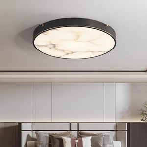 Marble <b>Ceiling</b> <b>Light</b> Led Tricolor Round Modern For Bedroom Study Hallway Entryway - Product Image 2