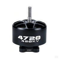 Moteur de drone sans balais à rotor externe creux avec fil à fort courant, moteur UAV à forte poussée pour plateforme multirotor à charge utile lourde