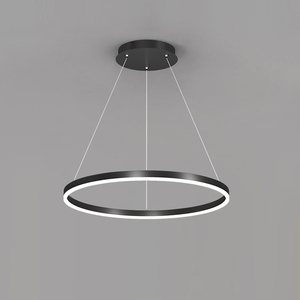 Trần đèn chùm đèn <span class=keywords><strong>LED</strong></span> hiện đại 6 vòng vòng mặt dây đèn cho Nhà phòng khách hoặc phòng ăn phòng ngủ - Product Image 5