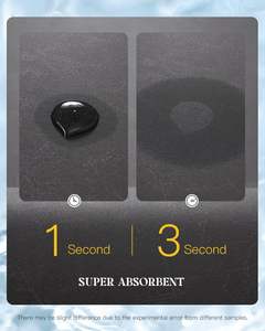 Tapis de bain modernes en polyester absorbant, antimicrobien, résistant aux taches, antidérapant, rembourré, séchage rapide, réversible et adapté aux animaux domestiques - Product Image 6