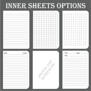 Quaderni e Diari <span class=keywords><strong>di</strong></span> Lusso in Pelle PU <span class=keywords><strong>A4</strong></span>/A5/A6 con Copertina Rigida, Stampa Personalizzata e Logo Personalizzato - Product Image 6