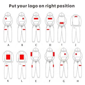 Sweat-shirts unisexes de haute qualité en coton épais 500 GSM, sans cordon, surdimensionnés, personnalisables avec logo, grandes tailles pour hommes - Product Image 3