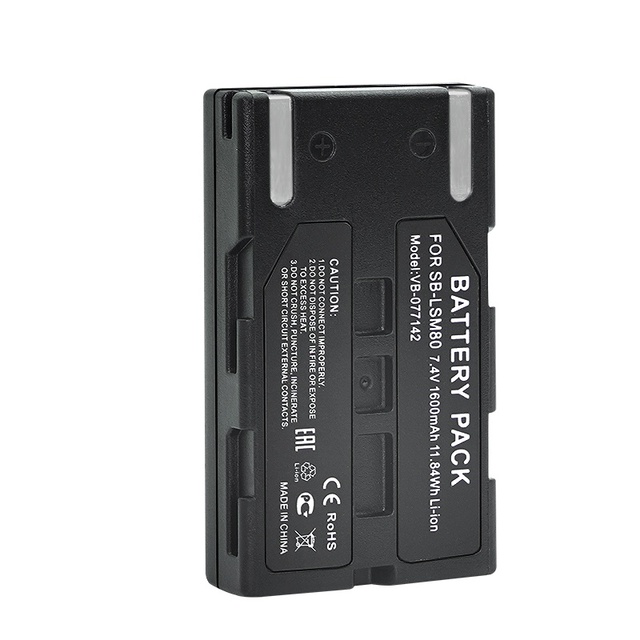 SB-LSM80 Li-Ion Rechargeable Camcorder Battery for Samsung SC-D SC-DC VP-D VP-DC VM-DC Series VM DC560K DC560 DC160 VP-DC575