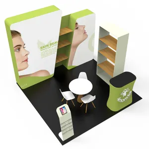 La fiera modulare unica portatile presenta una soluzione flessibile per Stand con struttura in alluminio per esposizione in tessuto di tensione - Product Image 1