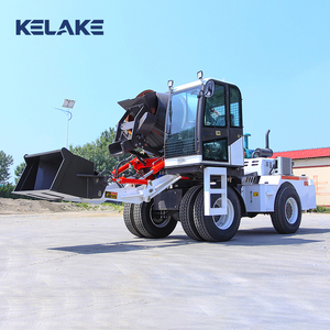 Camion malaxeur à béton autochargeant KELAKE Mini 4x4 Diesel, malaxeur à ciment mobile, petit malaxeur auto-alimentant pour la construction - Product Image 2
