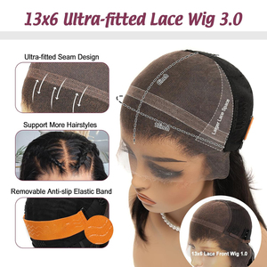 วิกผมหยิกแบบดิบ 30 นิ้ว วิกผมแบบเต็มศีรษะ HD Lace Frontal ขายส่งจากผู้ผลิต เกรด 12A ผมแท้เวียดนามแบบดิบ - Product Image 6