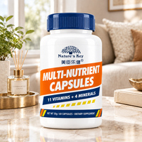 Capsules Multivitaminées OEM ODM Marque Privée 11 Vitamines 4 Minéraux Complément Alimentaire Quotidien pour le Soutien Immunitaire et l'Énergie