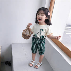 Pantaloni con volant per bambini con gancio per foto <span class=keywords><strong>Oh</strong></span> <span class=keywords><strong>Baby</strong></span> o set coordinati con t-shirt Shopping Online abbigliamento Import China Goods - Product Image 3