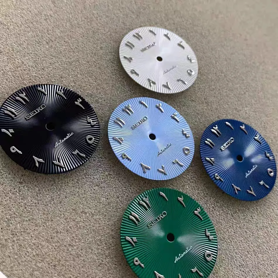 New Roman style studded luminous dial 28.5mm suitable for NH35/36 movement watch dial